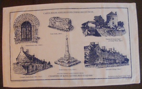 Blue Tea Towel